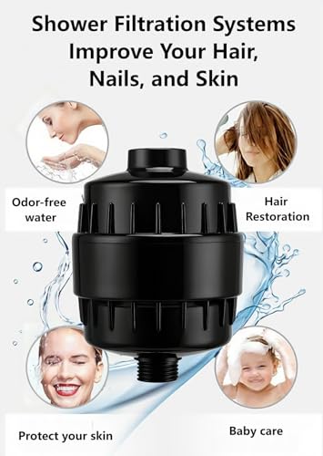 2-Pack 20-Stage Shower Filter Replacement Cartridges for Hard Water (2 Count)
