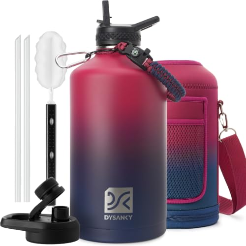 Gallon Insulated Water Bottle with Portable Carrier Bag for Outdoor