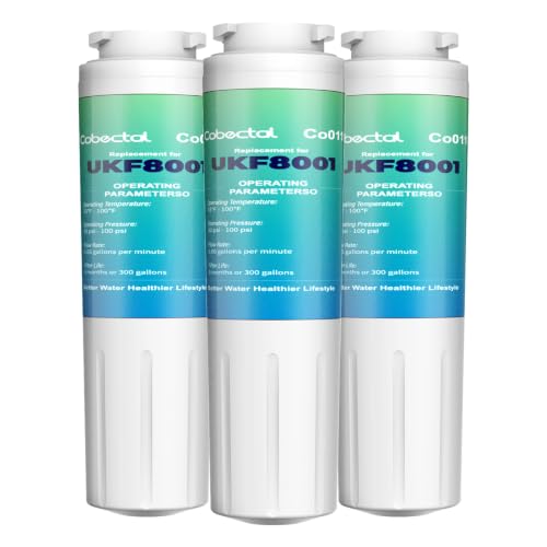 UKF8001 Water Filter Replacement for whirlpool EDR4RXD1 (3 Count)