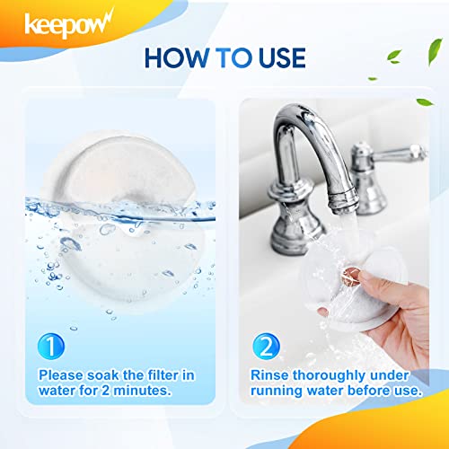 6 Pcs Pet Fountain Filter Replacement For Plastic 67oz