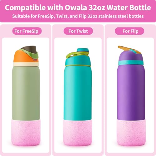 Silicone Water Bottle Boot for Owala 32 oz