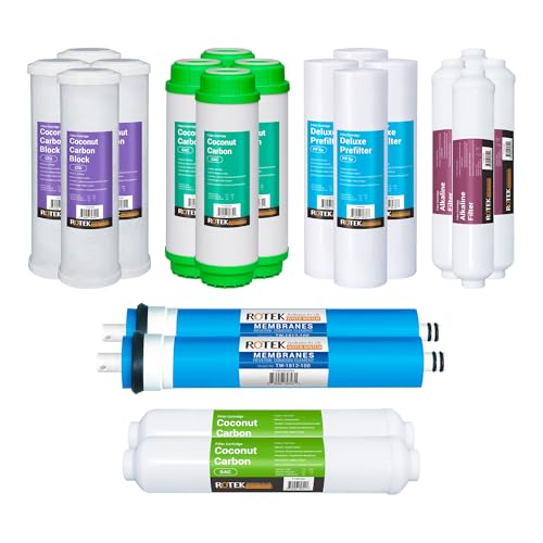 Rotek Reverse Osmosis Alkaline pH+ Water Filter Set