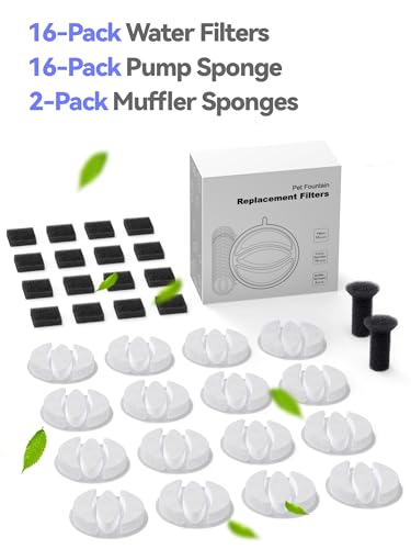 Cat Water Fountain Filters (16 Count)