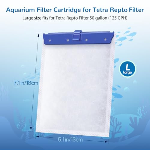 Aquarium Filter Cartridge for Whisper Bio Bag Power Filters (9 Count)