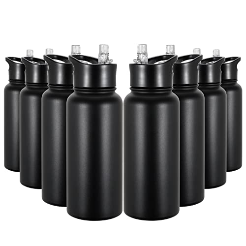 32 oz Insulated Water Bottle Bulk 8 Pack (8 Count)