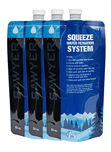 SP113 Squeezable Pouch for Squeeze and Mini Water Filtration Systems (3 Count)