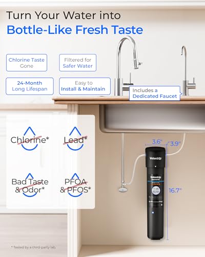 15UB Under Sink Water Filter System with Dedicated Faucet (730 day)