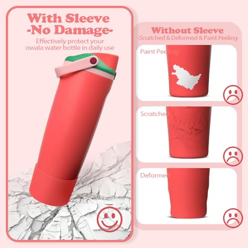 Silicone Boot for Owala 30oz & 40oz FreeSip Sway Bottles & Tumblers