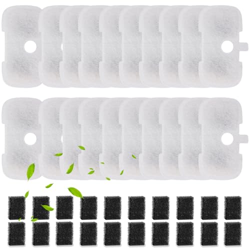 20 Packs Filter Replacement Compatible with PETLIBRO Cat Water Fountain PLWF005