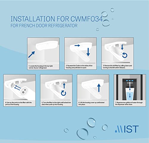 XWF Water Filter Replacement (2 Count)