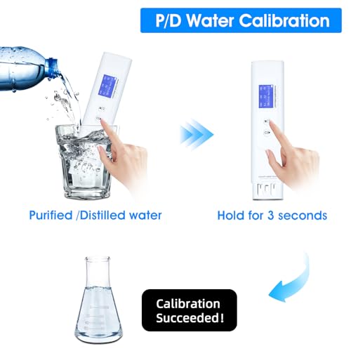 Water Tester TDS Tester 6 in 1 Professional Digital Water Quality