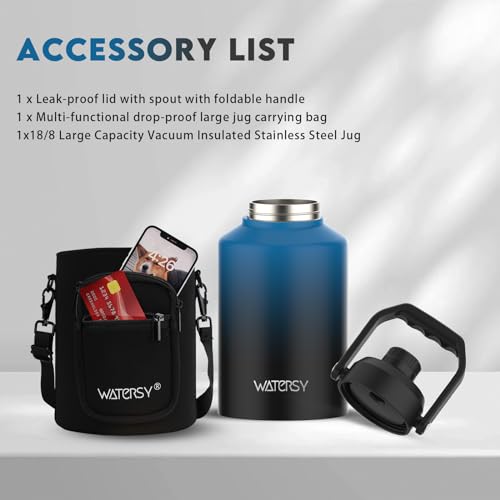 1 Gallon Water Bottle Insulated