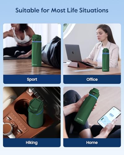 BOOST Smart Water Bottle Tracker with Reminder to Drink Water