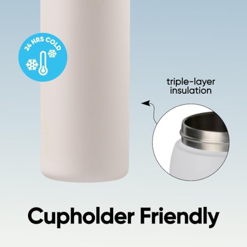 FreeSip Stainless Steel Water Bottle 32 oz Iced Breeze