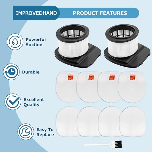IZ162H Filter Replacement for Shark IZ162H (6 Count)