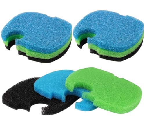 9 piece Aquarium Filter Pads Replacement bio Sponge Compatible with SUNSUN HW (9 Count)