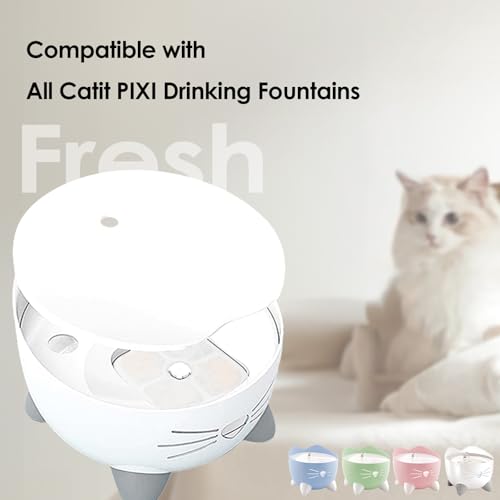 16 Pack Cat Water Fountain Filter Replacement for Catit PIXI (16 Count)