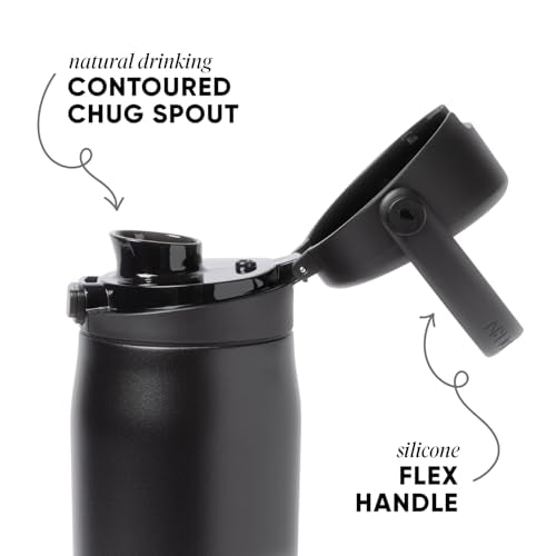 Insulated Sport Water Bottle with Chug Lid