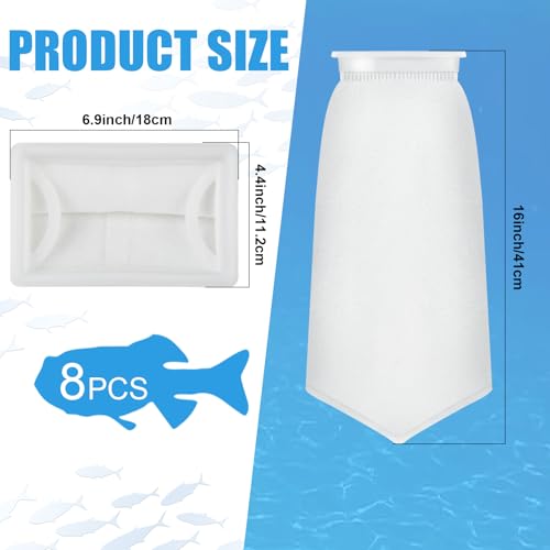 7 Inch Rectangle Filter Sock (4 Count)
