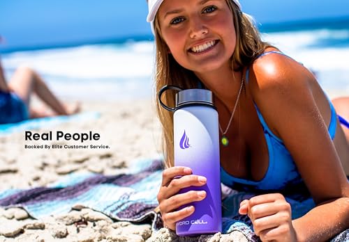 Stainless Steel Insulated Water Bottle with Straw