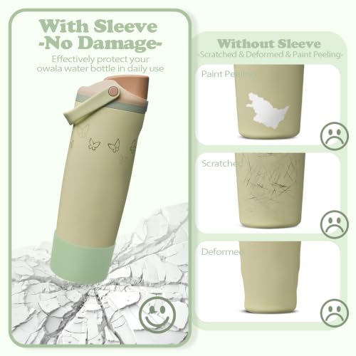 Silicone Boot for Owala 30oz & 40oz FreeSip Sway Bottles & Tumblers