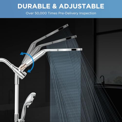 Dual Handheld Shower Head Combo