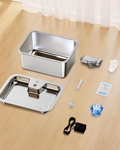 3 Gallon Stainless Steel Dog Water Fountain