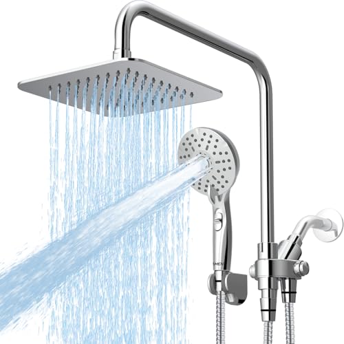 8" Dual Shower Head Combo