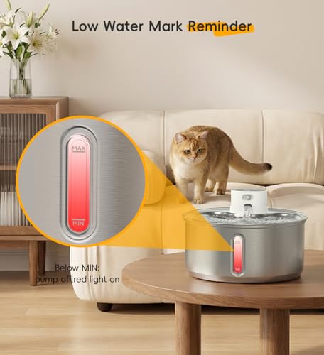 Stainless Steel Cat Water Fountain
