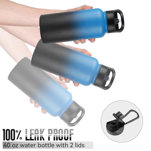 32 Oz Insulated Water Bottle Bulk 4 Pack (4 Count)
