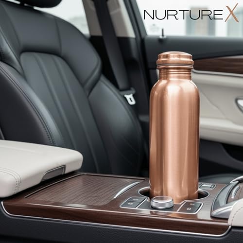 Pure Copper Water Bottle for Drinking 1 L