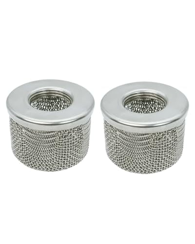 2-Pack) 183770 3/4” NPT Thread Inlet Suction Filter Compatible with Graco 395,455, 495ST, EM 390, 490, Ultra 500,740, Ultimate 500, Ultra Max 695, GM 3000, 3500,LineLazer 3000, 3500, Paint Sprayers (2 Count)