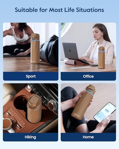 BOOST Smart Water Bottle Tracker with Reminder to Drink Water