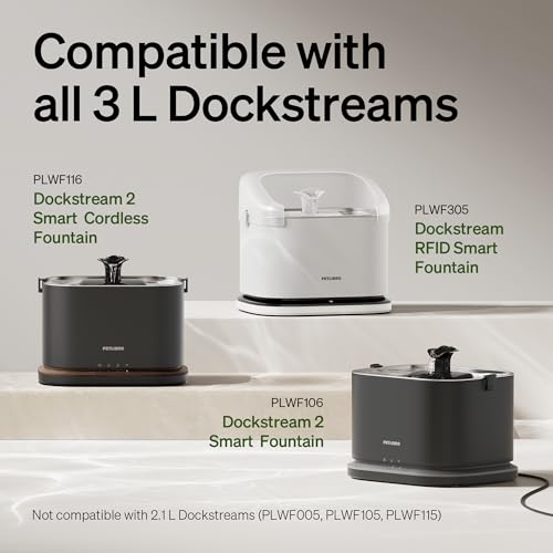 Splash Shield for 3L Dockstream 2 Cat Water Fountain PLWF106 PLWF116 and PLWF305 Prevent Water Spills