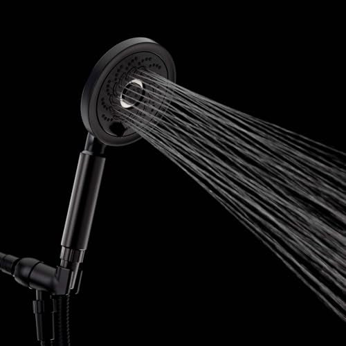 VS-5000-MB-E2 Neo Exhilaration High Pressure Hand Held Shower Head, 2 GPM, Matte Black