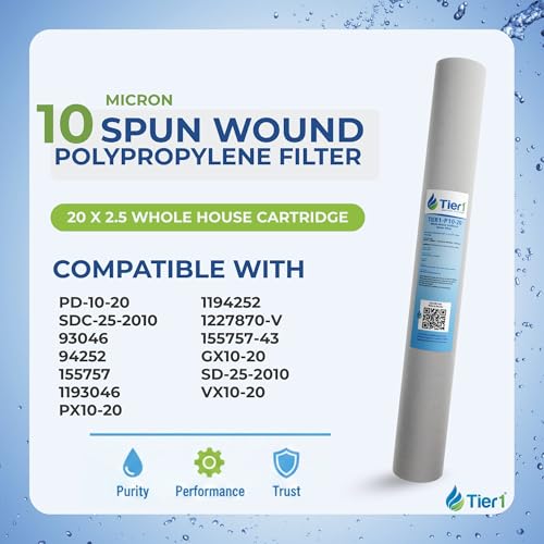 10 Micron 20 Inch x 2.5 Inch (6 Count)