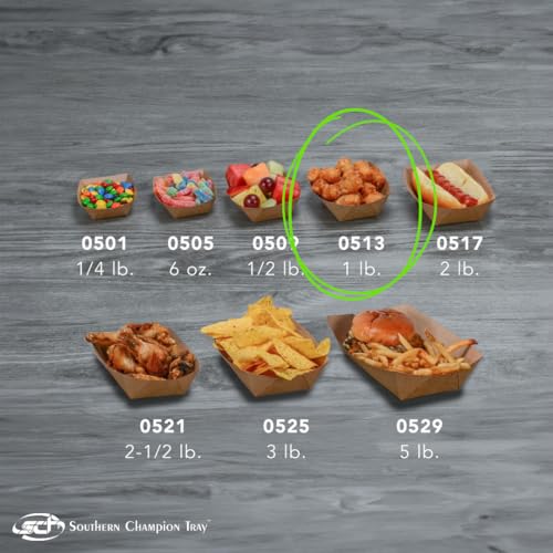 0513 #100 ECO Kraft Paperboard Food Tray
