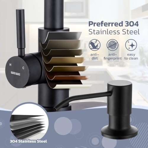 Kitchen Faucet with Soap Dispenser
