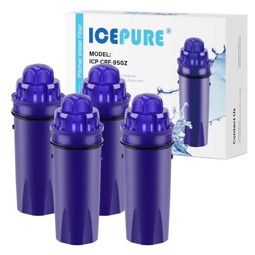 CRF950Z Replacement for PUR Pitcher Water Filter (4 Count)