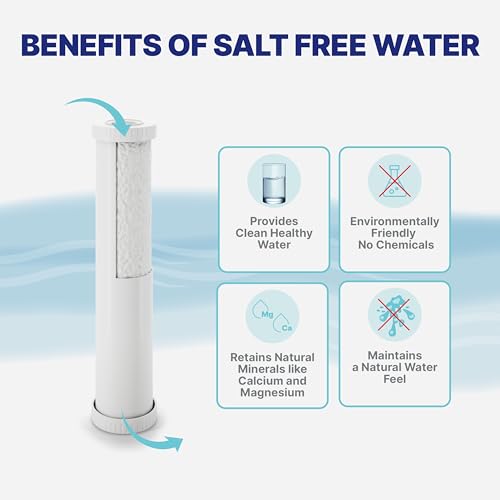 4 Stage Salt Free Water Softener Whole House Water Filter System