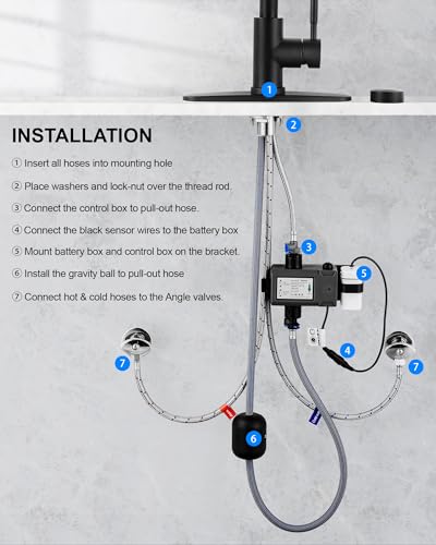 Touchless Kitchen Faucet Stainless Steel