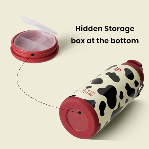 32oz Insulated Water Bottle with Pill Box