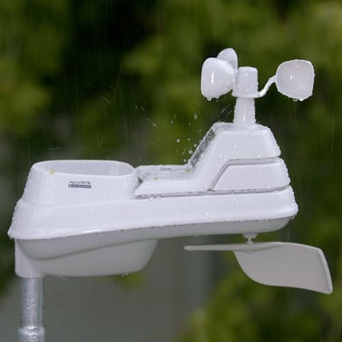 Iris (5-in-1) Indoor/Outdoor Wireless Weather Station for Indoor and Outdoor Temperature and Humidity, Wind Speed and Direction, and Rainfall with Digital Display (01512M)