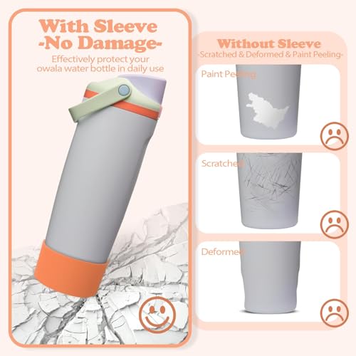 Silicone Boot for Owala 30oz & 40oz FreeSip Sway Bottles & Tumblers