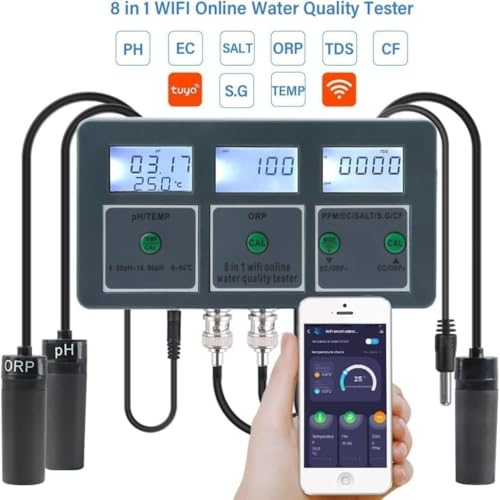 8 in 1 Water Quality Tester Monitor