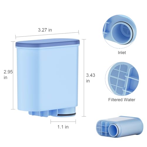 Coffee Machine Filter Compatible with Philips AquaClean Water filter 3200 Espresso Machine Filter for Fully Automatic Coffee Machines Dedicated Anti (4 Count)