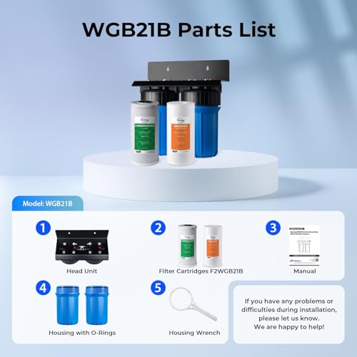 WGB21B 2 Stage Whole House Water Filtration System