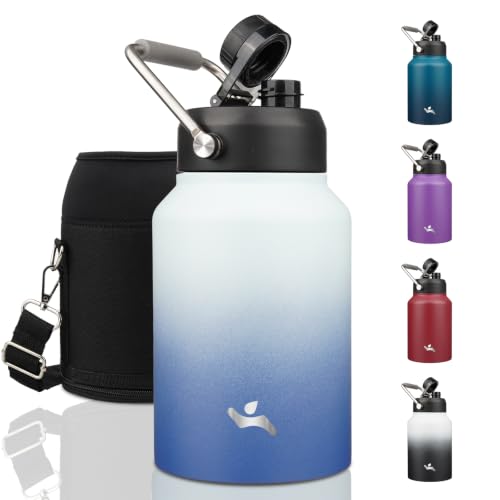 64 oz Insulated Stainless Steel Water Bottle Jug with Handle