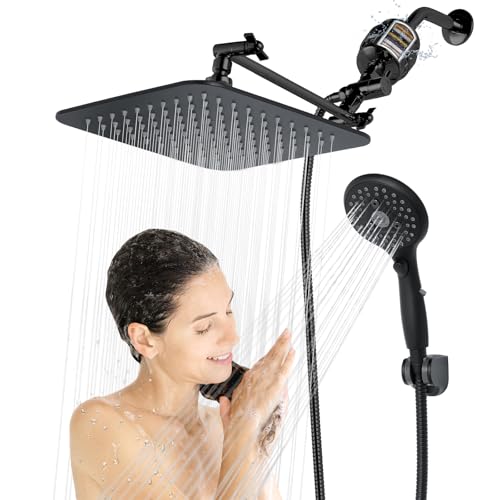 10'' Dual 20 Stage Filtered Shower Head with Handheld