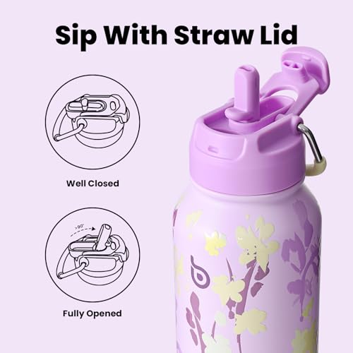 32oz Insulated Water Bottle with Pill Box